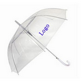 Promotion Logo Transparent Folding Umbrella